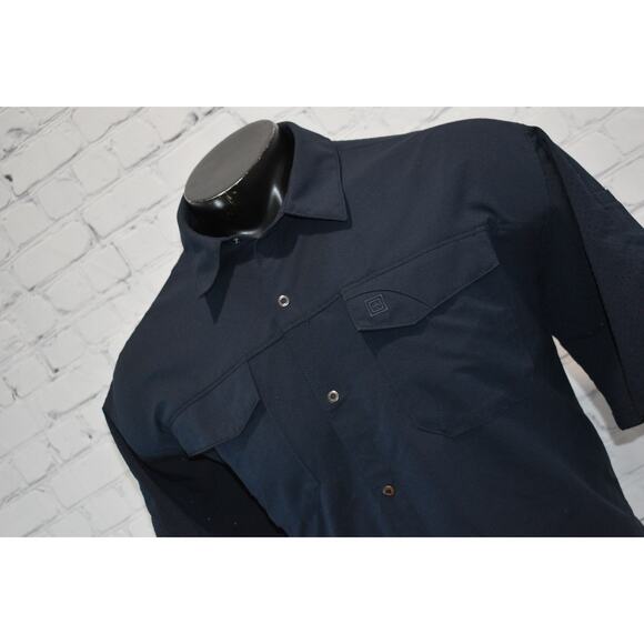 5.11 Tactical Series Other - Mens 5.11 Tactical Series Shirt Size XL Button Snaps Performance Polyester Blue